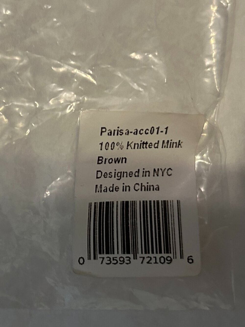 Parisa Wang Knitted Mink Beanie - Brown - Picture 8 of 10
